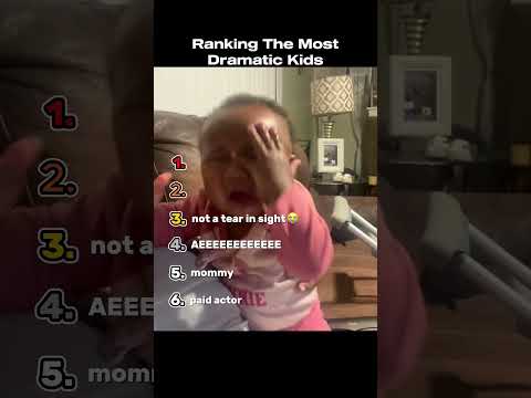 Ranking The Most Dramatic Kids
