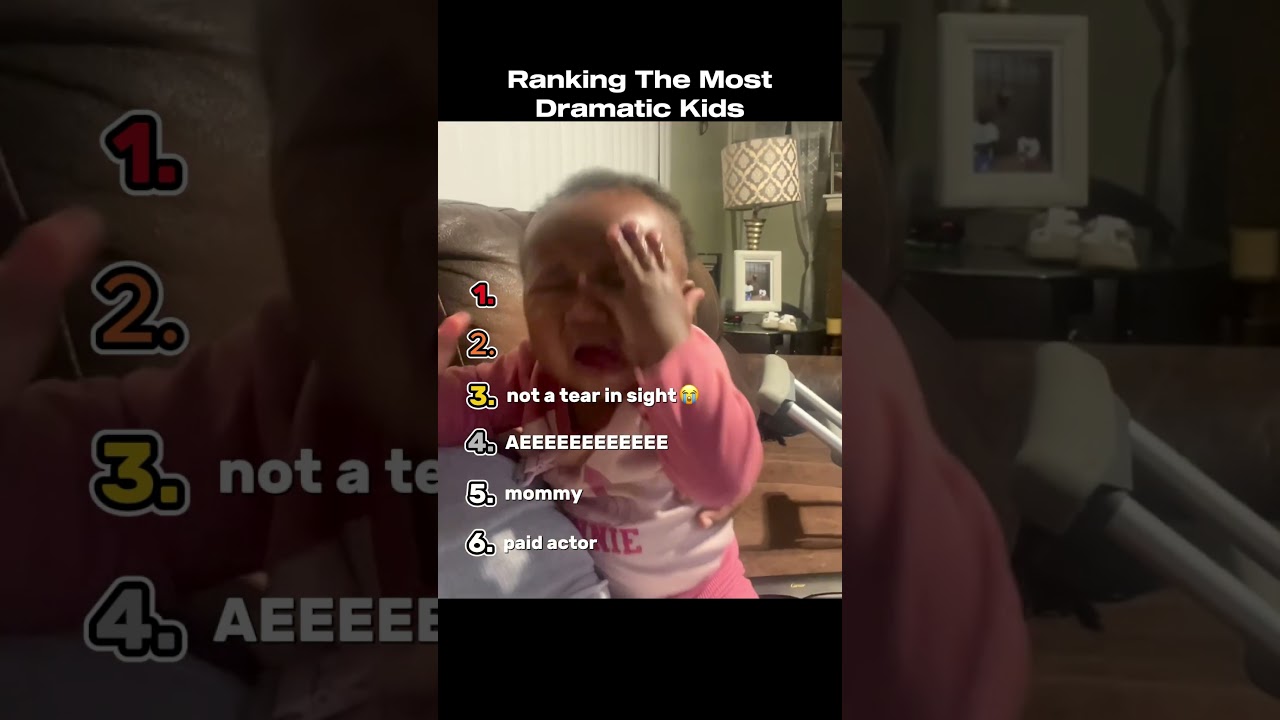 Top 10 Most Dramatic Kids Moments You Have to See! 🎬