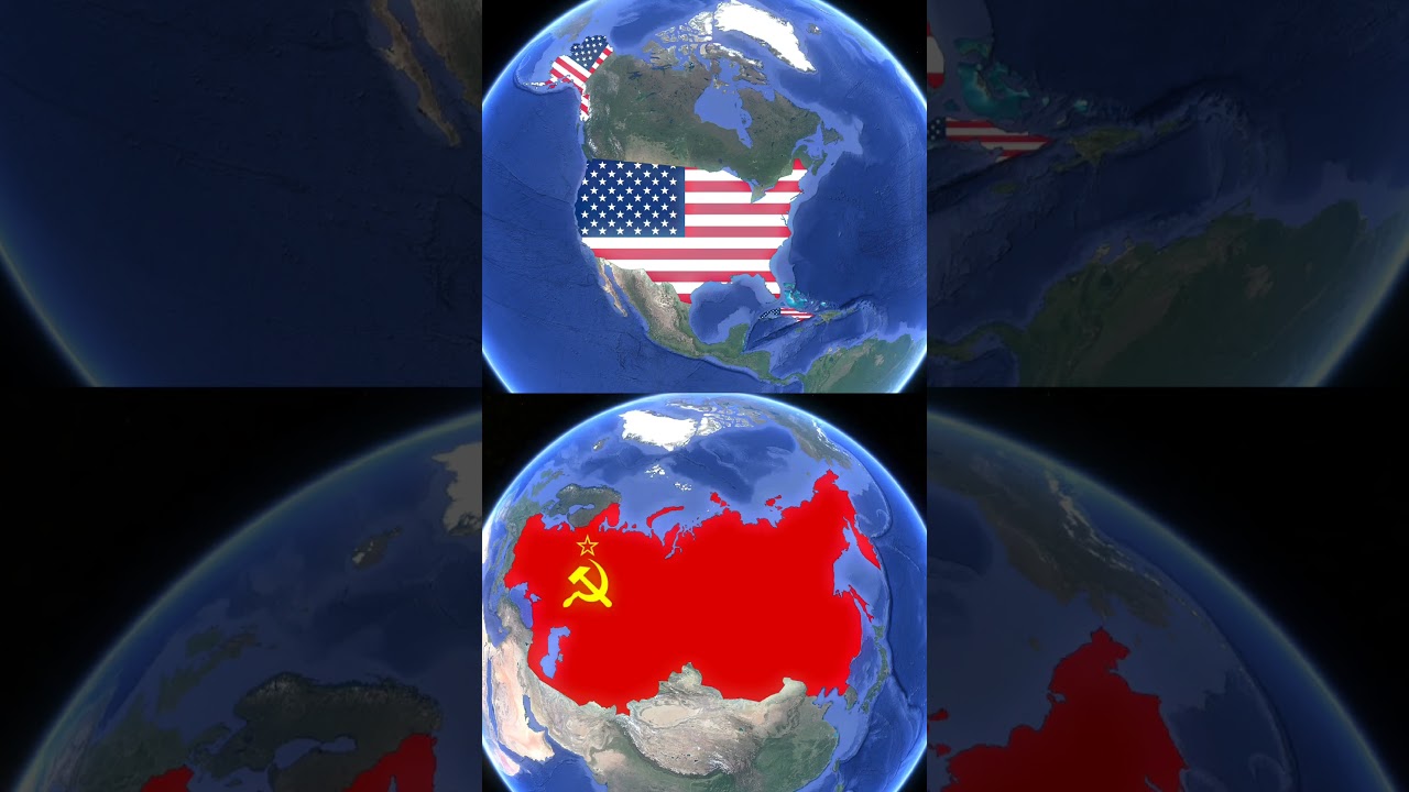 Evolution of United States And Russia #maps #history #historymap