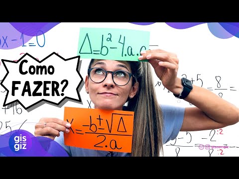 FÓRMULA DE BHÁSKARA | COMO FAZER EQUAÇÃO DO 2º GRAU | \Prof. Gis/
