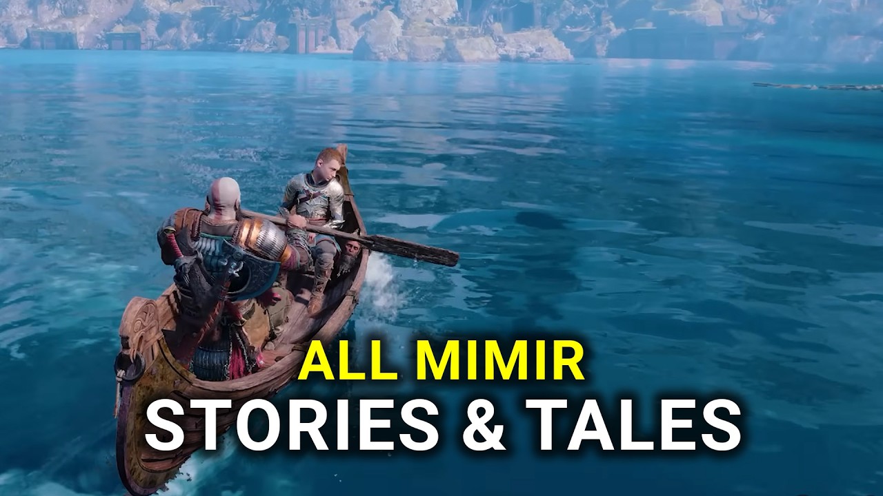 All Mimir Stories & Tales - God of War Ragnarok PS5 (All Boat & Sled Stories)
