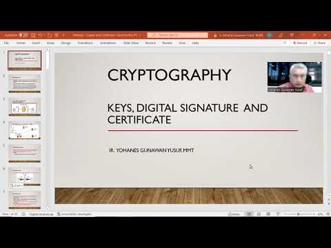 Network Security - Cryptography (Part 1 - Cryptography and Keys)
