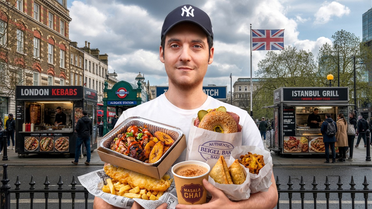 American Eats Only British Street Food for 50 Hours