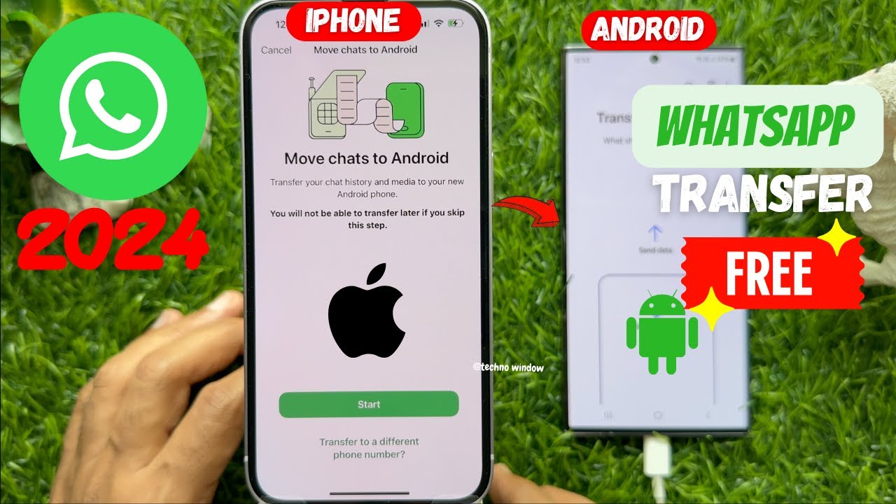 Transfer WhatsApp Chats from iPhone to Android 📱➡️🤖