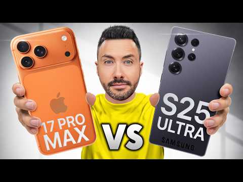 iPhone 17 Pro Max VS Galaxy S25 Ultra : le Gros Comparatif !