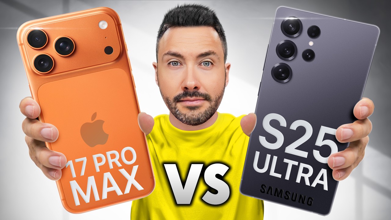 iPhone 17 Pro Max vs Galaxy S25 Ultra : Le Comparatif Complet