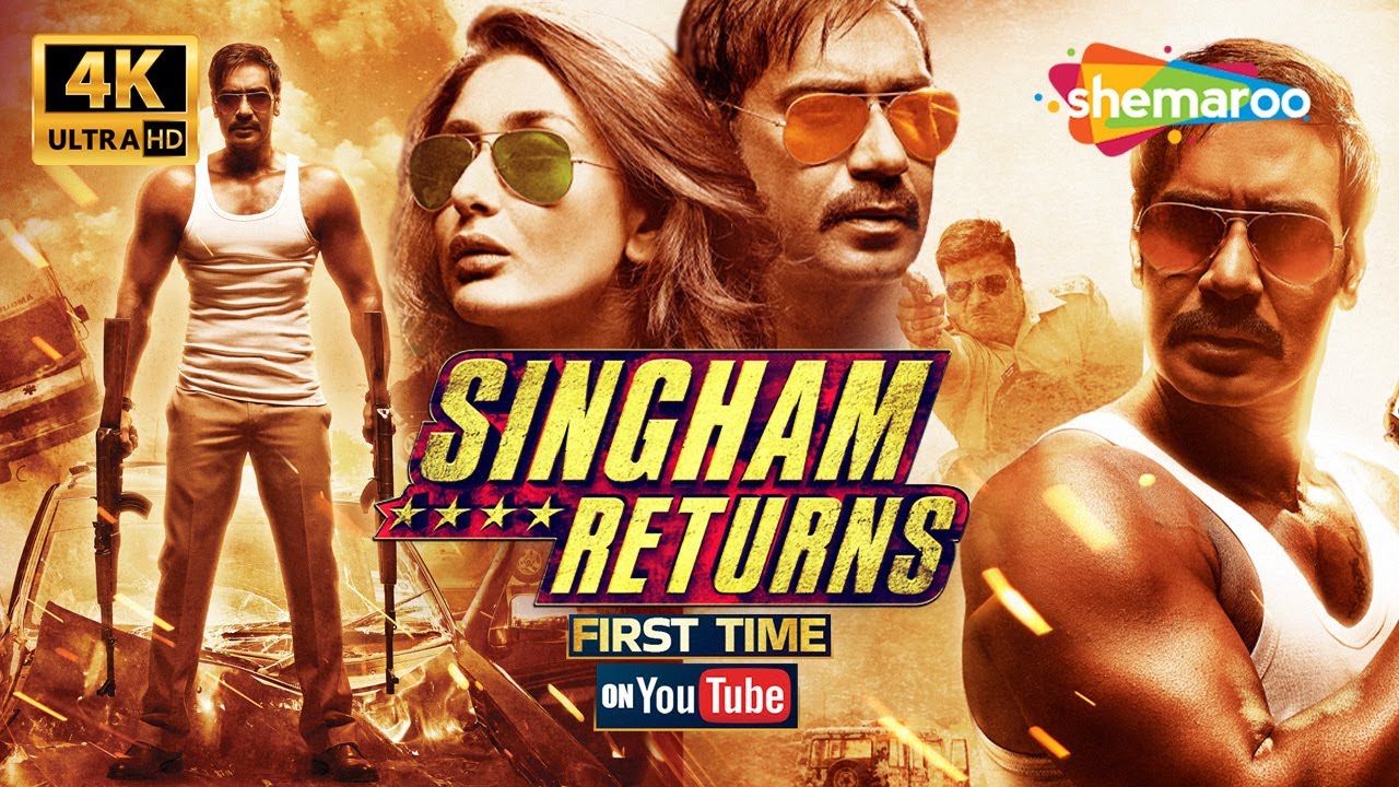 Singham Returns Full Movie in 4K | Ajay Devgn & Kareena