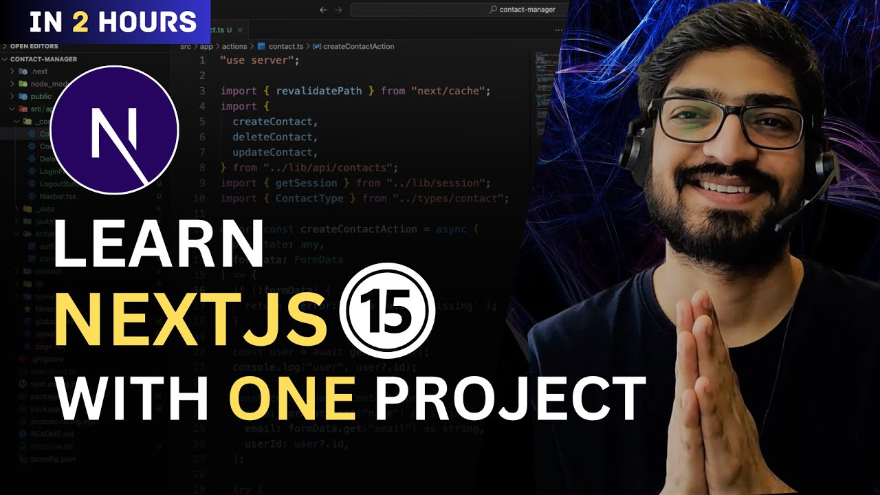 NextJS 15 Crash Course: Build a Project in 2 Hours 🚀