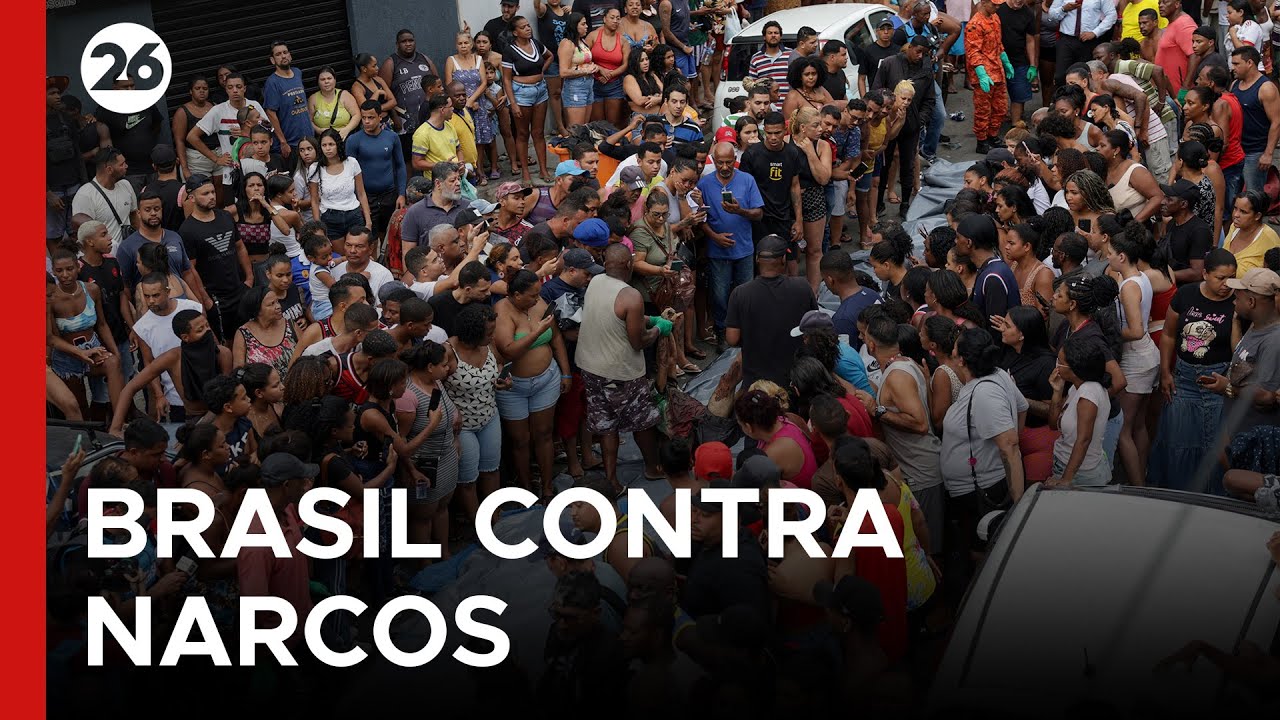 CANAL 26 desde Brasil | La Gente Respalda el Operativo Antinarco en Río de Janeiro