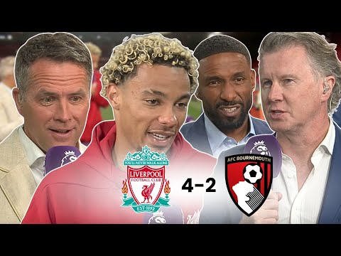 Liverpool vs Bournemouth 4-2 Post Match Analysis | Ekitike, Owen, Steve McManaman & Defoe Reactions