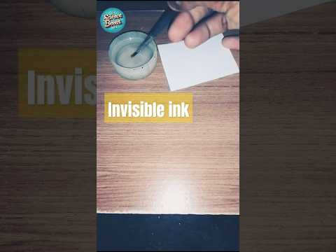 Make invisible ink at home.