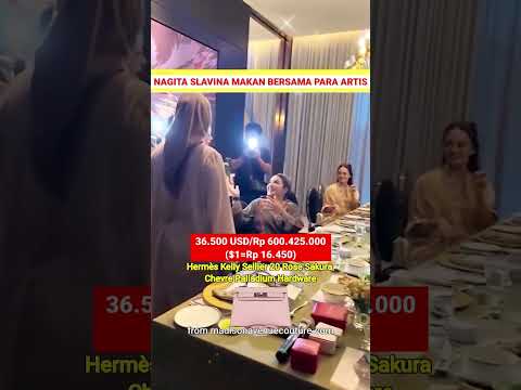 Harga tas mewah nagita slavina istri raffi ahmad,Kekayaan artis cantik nagita slavina lt1#shorts