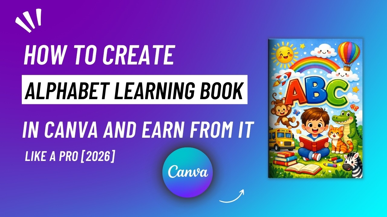 Create an Alphabet Learning Book for Kids with AI 🤖