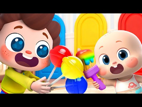 Learn Colors with Magic Brush | Nursery Rhymes & Kids Song by BabyBus