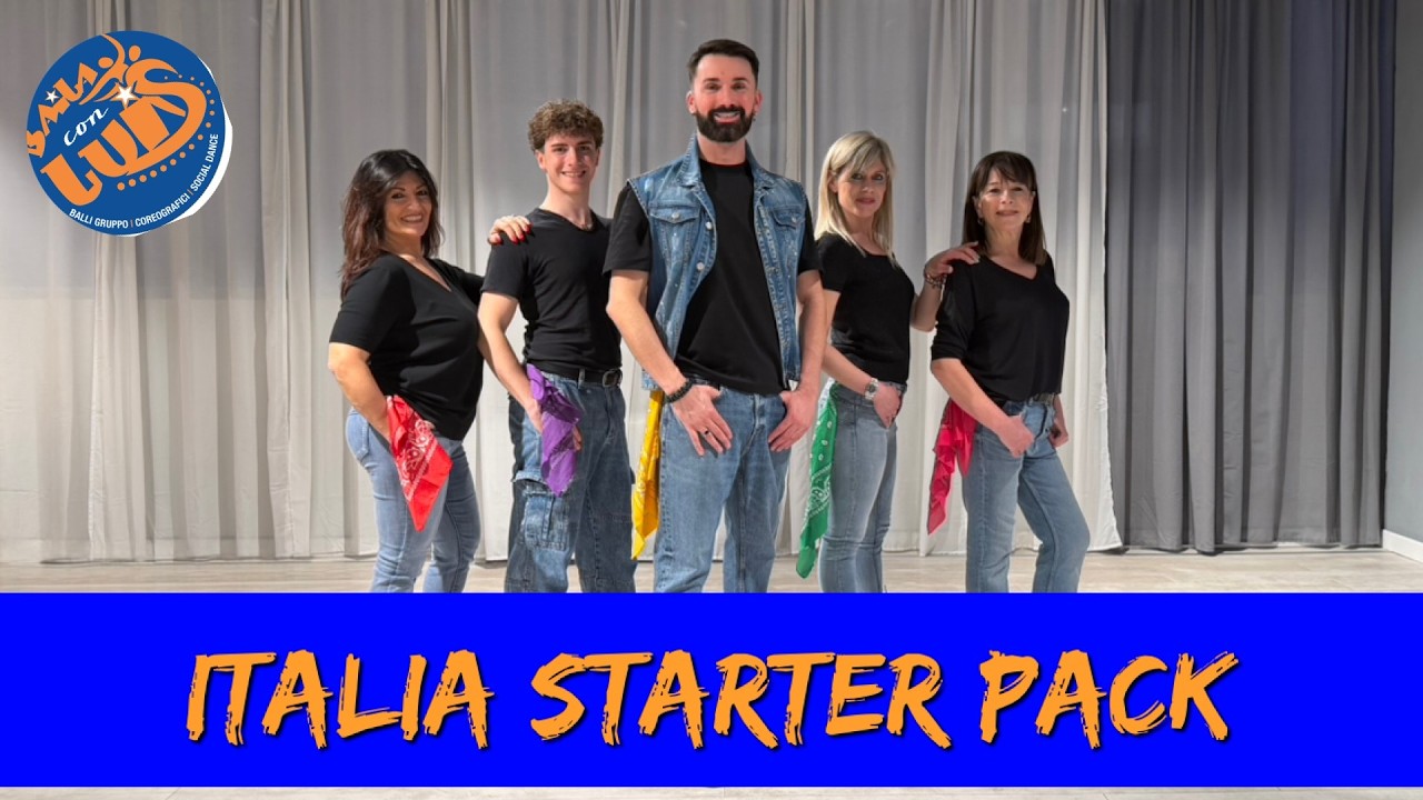 ITALIA STARTER PACK J-AX || SANREMO 2026 COREOGRAFIA + BALLO DI SPALLE || BAILA CON LUIS 2026