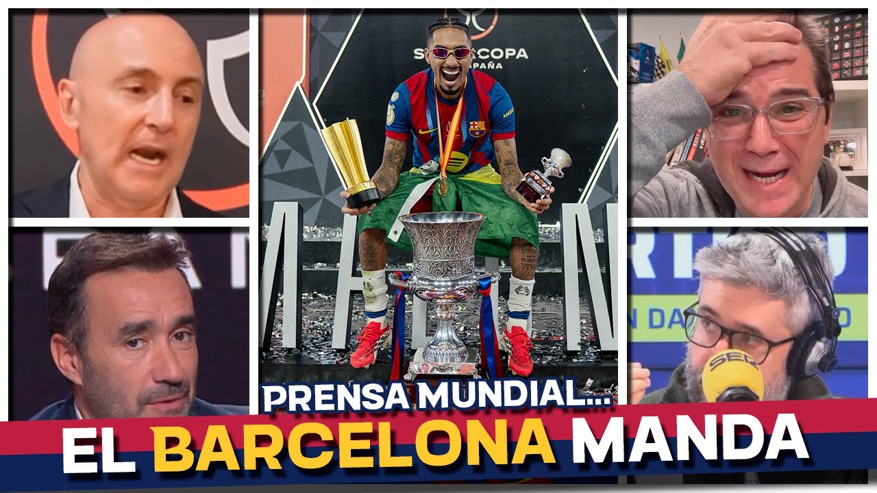 Barça conquista la Supercopa y vence al Madrid 🏆