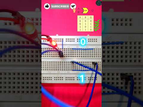 Two way switch (XOR Gate) explain🧏🤠🔥#shortsfeed#shorts#led#electronic