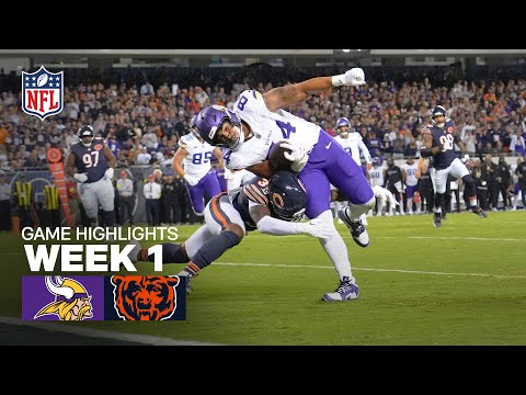 Minnesota Vikings vs Chicago Bears Game Highlights | NFL 2025 Season Week 1