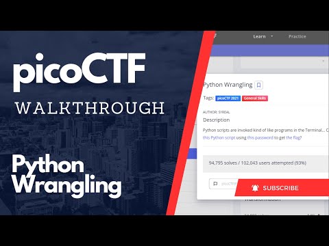 PicoCTF Walkthrough: Python Wrangling Challenge