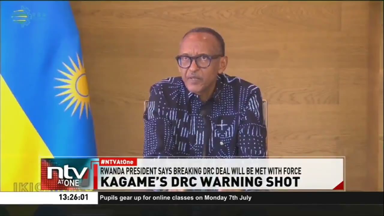 Kagame Questions Congo Peace Deal ⚠️: Rwanda's President Vows to Protect National Interests