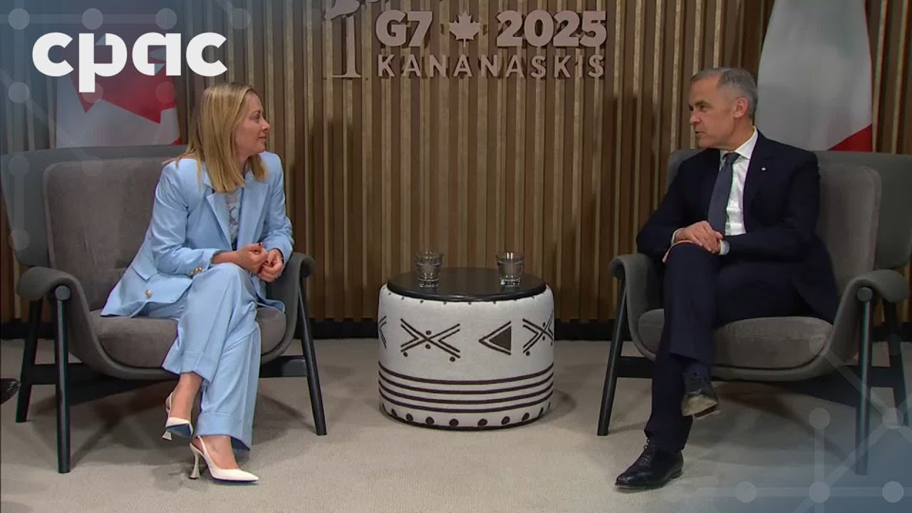 PM Carney and Italian PM Meloni Hold Key Talks at G7 Summit 🇮🇹