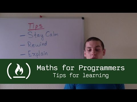 Maths for Programmers: Introduction (Tips For Learning)