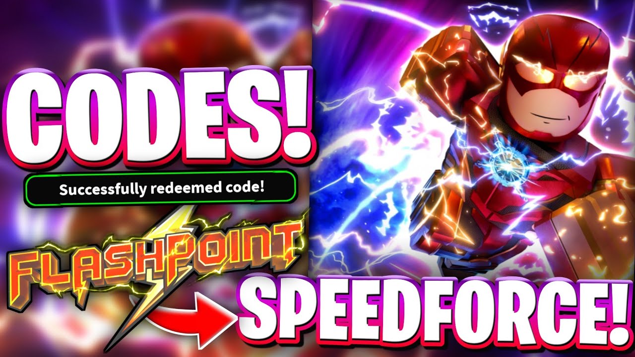 Speedforce Update Codes for Roblox Flashpoint ⚡