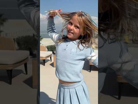 Vlechtjes in mijn haar 🩵🩷 #short #shorts #wereldreis #Dubai #LucillaBellinga 🆎👍