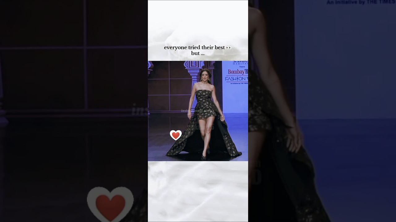 Natasha Stankovic Stuns on the Ramp with Kesariya Song | Bollywood Fashion & Trends ✨