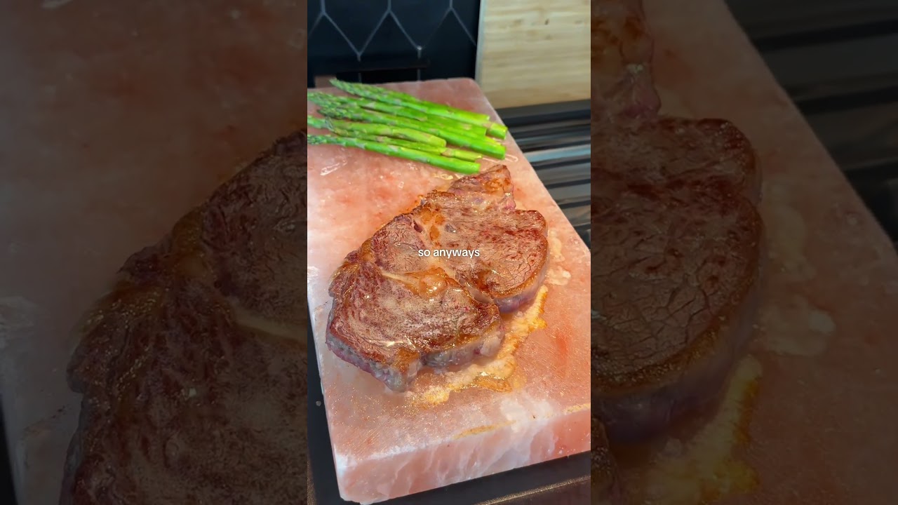 Cooking with Himalayan Salt Block 🧂