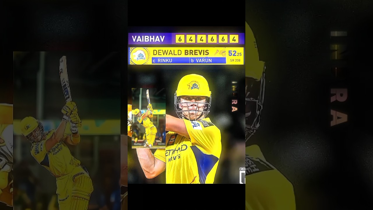 Dewald Brevis Highlights | CSK, MS Dhoni & IPL 2025
