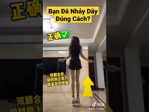 Nhảy Dây Giảm Cân, Tăng Chiều Cao Đúng Cách #Shorts