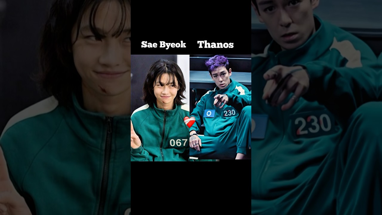 Thanos & Sae Byeok in Squid Game | 230 & 67 Players 💀