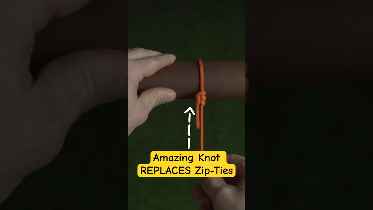 Master the Incredible Zip-Tie Knot for Quick Fixes 🔧