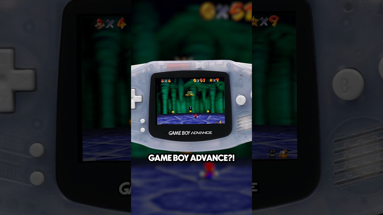 Super Mario 64 on Game Boy Advance 🎮
