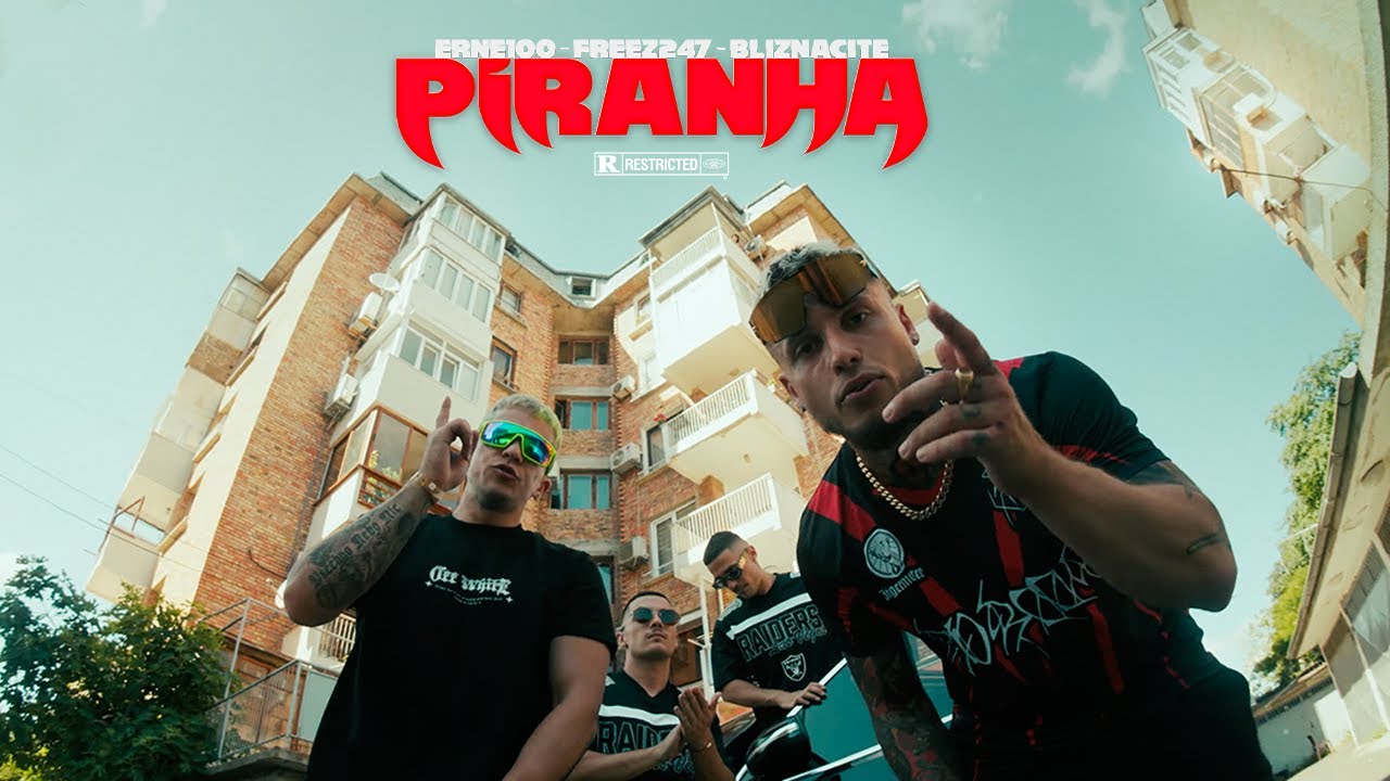 π₯ ERNE100 & FREEZ247 ft. BLIZNACITE β Piranha Official Video