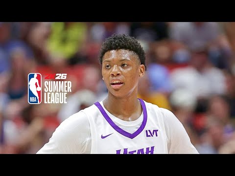 NBA 2K26 Summer League | Jazz vs hornets Highlights | Top Rookies Shine! July 10, 2025