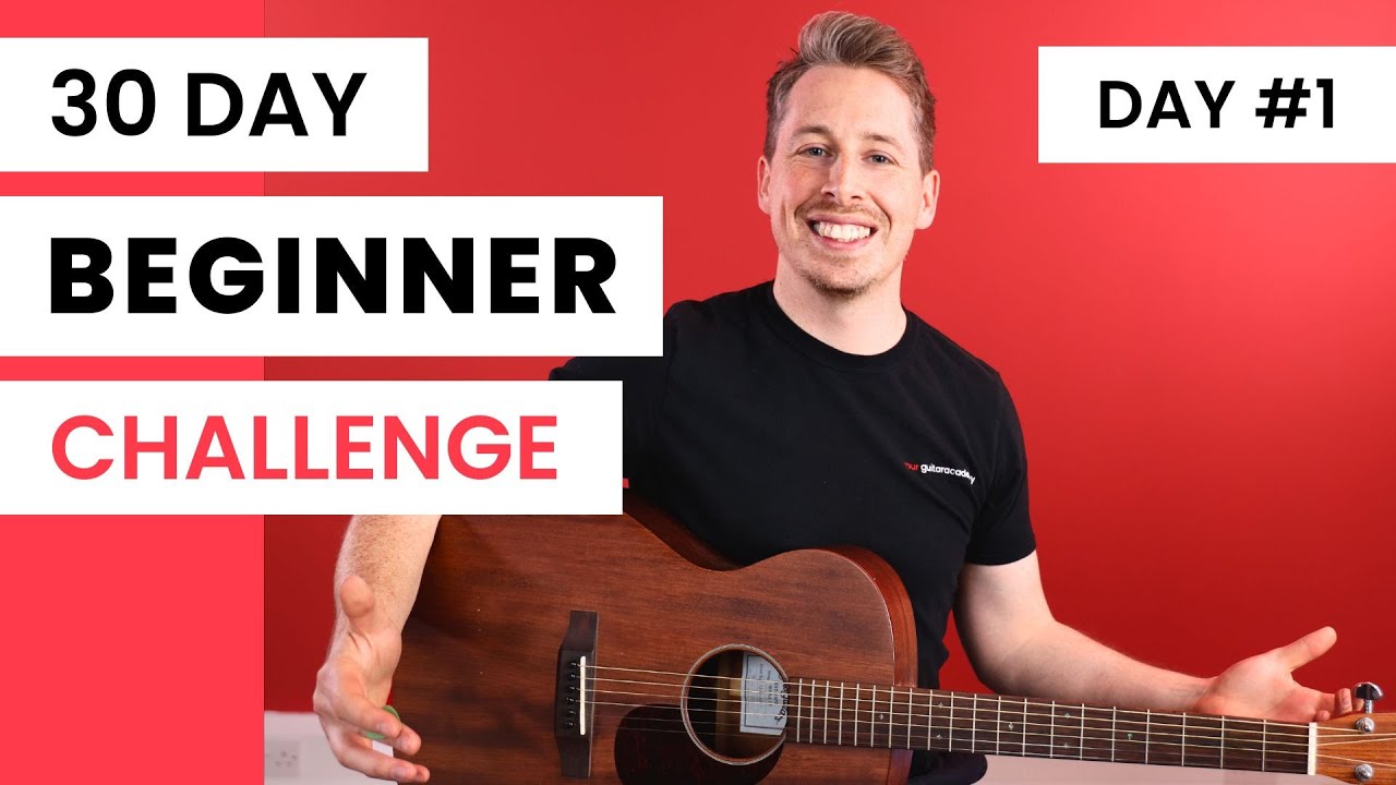30-Day Beginner Guitar Challenge 🎸 Day 1