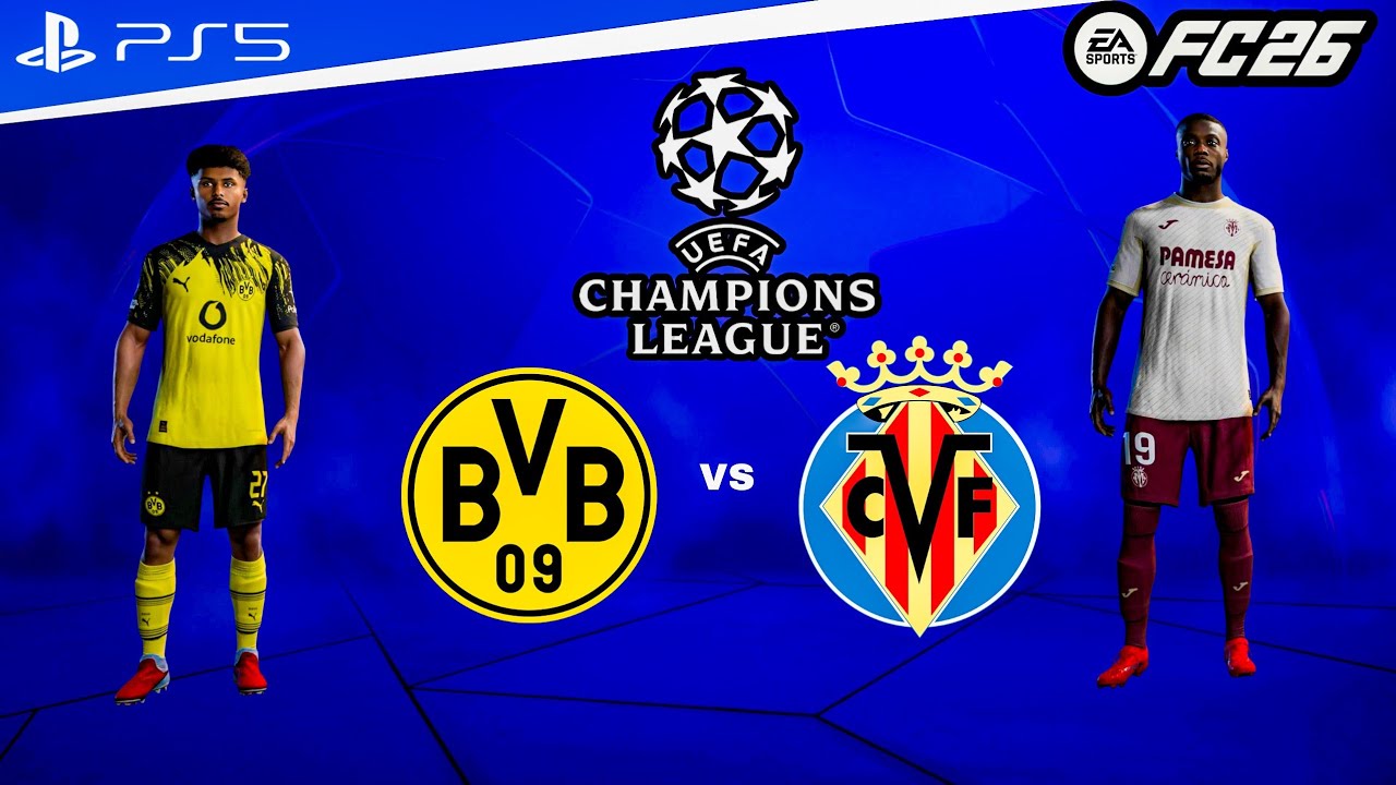 FC 26 Dortmund vs Villarreal | UEFA Champions League Full Match