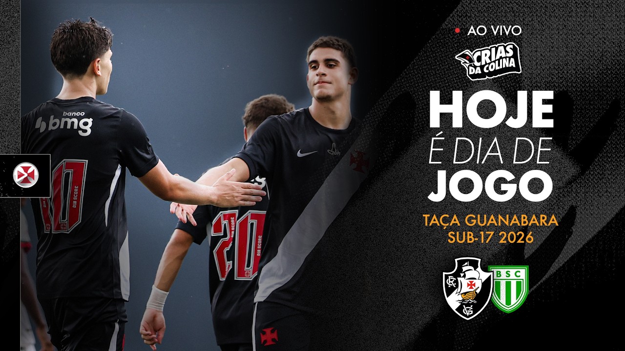 VASCO x BOAVISTA Sub-17 ao Vivo | Taça Guanabara
