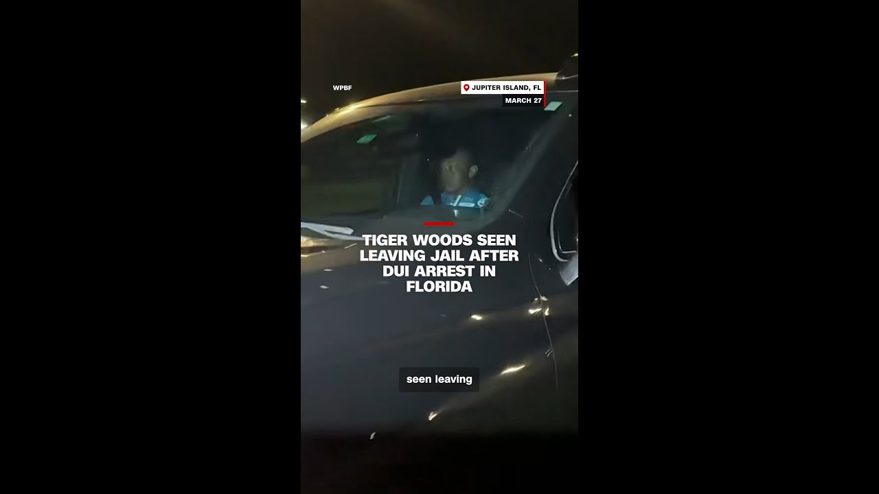 Tiger Woods Leaves Jail After Florida DUI Arrest 🚗