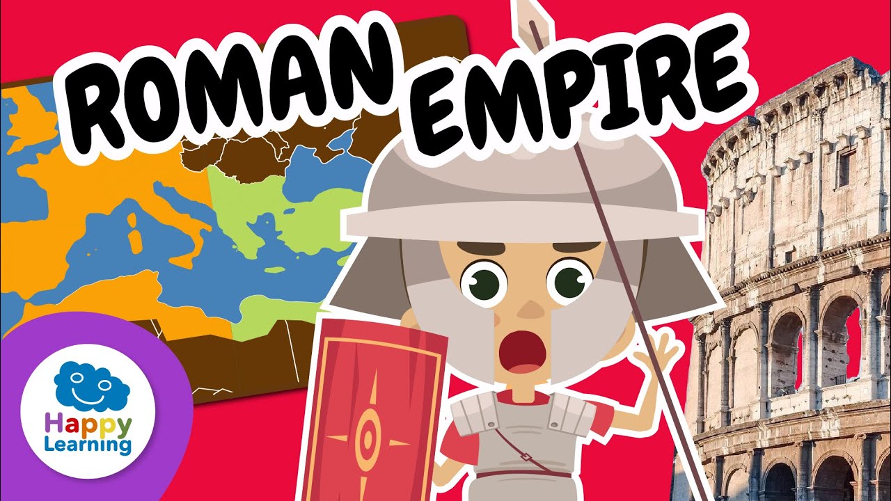 THE ROMAN EMPIRE 🏛️: Fascinating History and Facts for Kids | Learn with @HappyLearningENG