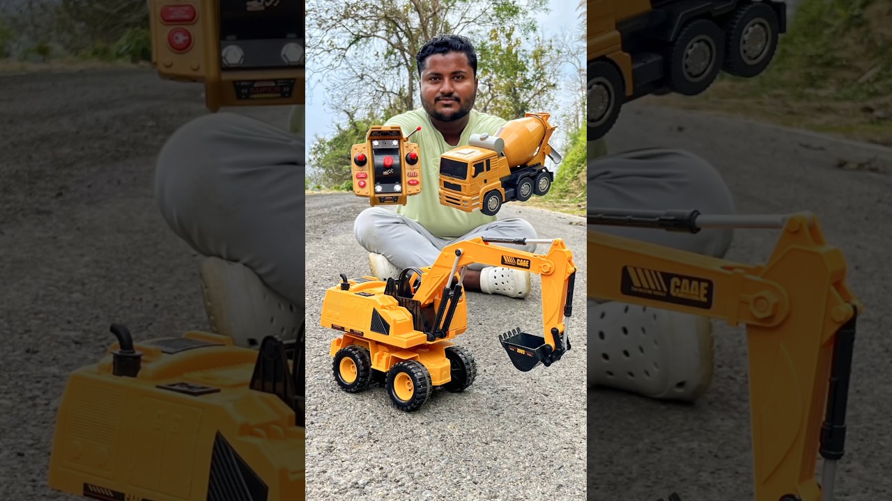 RC Mixer & JCB Unboxing & Test 🚚