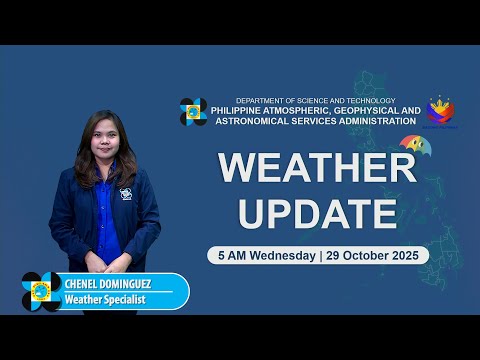 Public Weather Forecast issued at 5 AM | October 29, 2025 - Wednesday