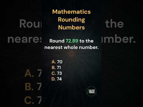 Rounding Techniques: Round to the Nearest Whole Number #mathematicseducation #mathhelp #mathtips