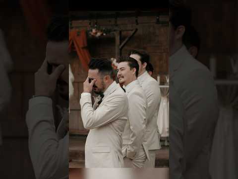 Watching your only sister walk down the isle 🥹 #shorts #reaction #wedding #bride #weddingvideo