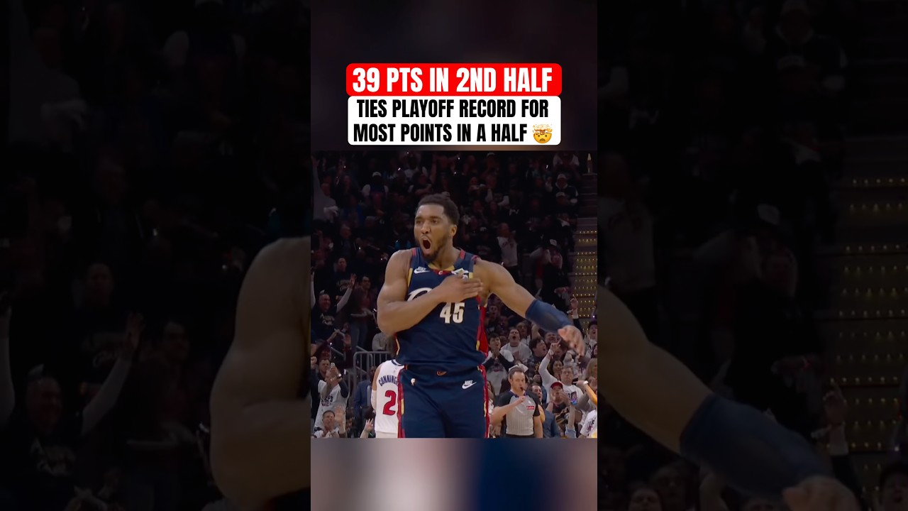 Donovan Mitchell Sets Record with 43 Points 🔥
