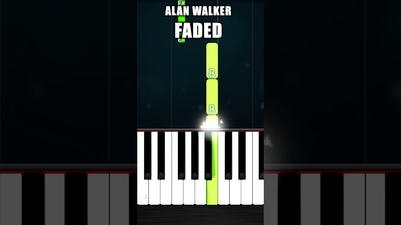 Easy Piano Tutorial for Alan Walker's Faded Intro 🎹