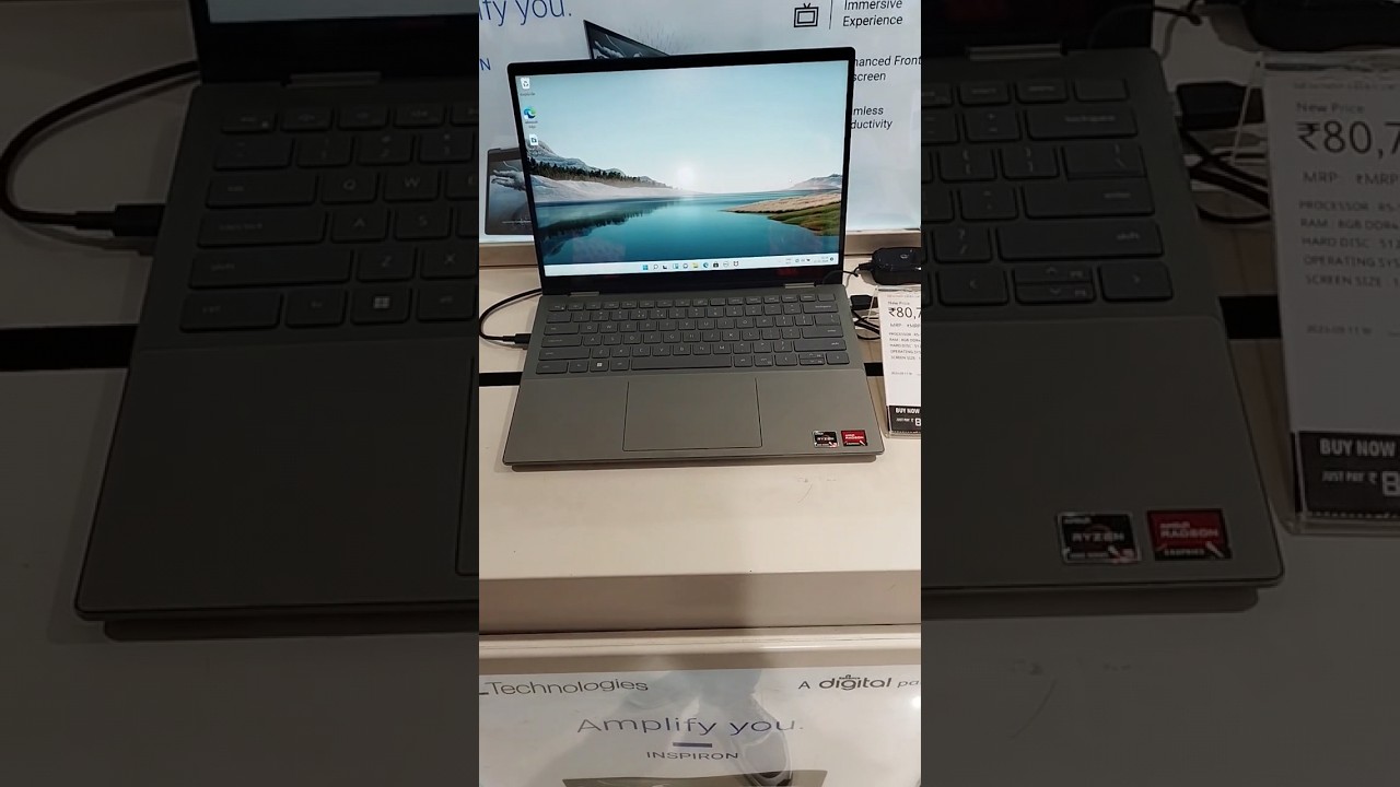 Dell Ryzen 5 Laptop: 8GB RAM & 512GB SSD Unboxing
