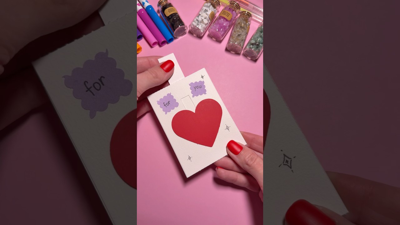 DIY Paper Gift Card | I Love You ❤️